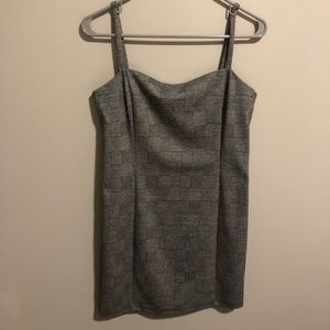 Plaid bodycon dress